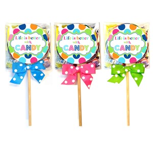 Lollipop Candy Boxes Regular 3oz Lollipop