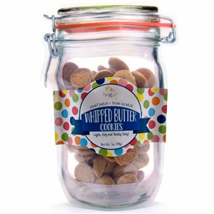 Whipped Butter Cookies Mason Jar Pouch