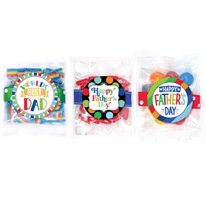 Father's Day Candy Small Treat Bag Assortment - Qty 24