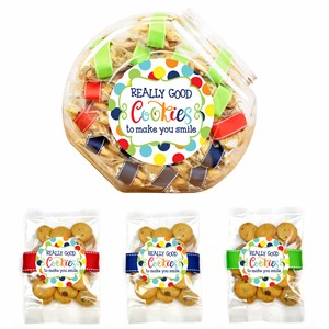 Whipped Butter Primary Dot Really Good Cookies Grab-A-Bag Display Jar
