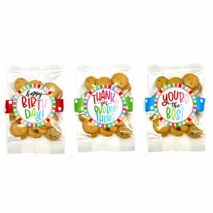Confetti Cupcake Cookies Colorful Spokes Assort - 24 1.5oz single serve bag