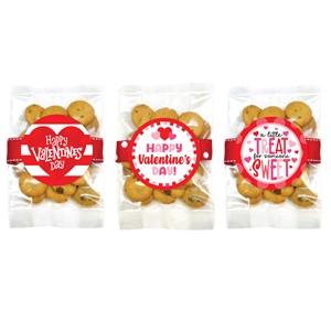 Small Valentine's Whipped Butter Cookie Bag Asst #1 - 24 bags