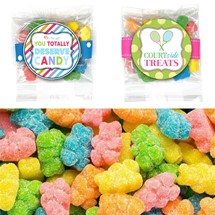 Sweet Sanded Gummy Bears Small Treat Bag (Candy)