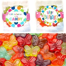 Mini Gummy Butterflies Small Treat Bag