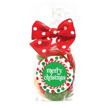 Sanded Gummy Holiday Wreaths Regular Treat Bag