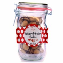 Valentine Whipped Butter Cookies Mason Jar Pouch