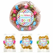 Confetti Cupcake You Totally Deserve Cookies Grab-A-Bag Display Jar