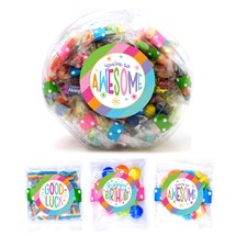 Candy Grab-A-Bag Display Bright Stripe Assorted labels