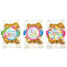 Small Spring Confetti Cupcake Cookie Bag Asst #2 - 24 bags