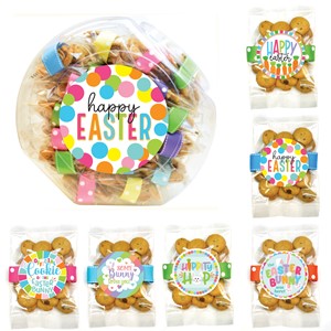 Easter Chocolate Chip Cookie Grab-A-Bag Display Jar Asst - 42 bags