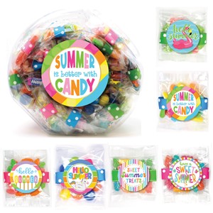 Summer Small Candy Treat Bags with Display, Qty 42