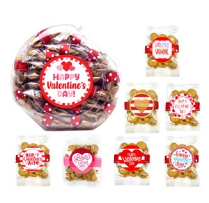 Valentine's Chocolate Chip Cookie Grab-A-Bag Display Jar Asst - 42 bags