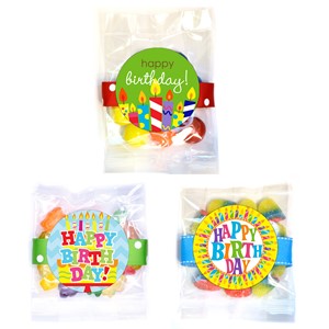 24 Birthday Candy Small Treat Bag Assortment #2 Pre Pack