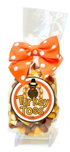 Turkey Toes Caramel Candy Corn in a Regular Treat Bag