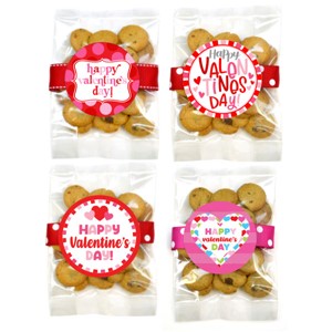 Small Valentine's Confetti Cupcake Cookie Bag Asst #1 - 24 bags