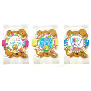Small Spring Chocolate Chip Cookie Bag Asst #1 - 24 bag