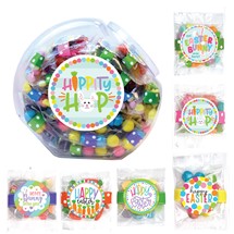 Easter Small Candy Treat Bag with Display, Qty 42