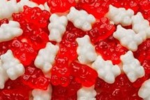 Valentine Gummy Bears Regular Treat Bag