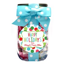 Mixup's Assorted Wrapped Candies Plastic Pint Jar