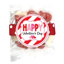 Valentine Sour Gummy Hearts Small Treat Bag