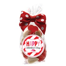 Valentine Sour Gummy Hearts Regular Treat Bag