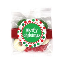 Sanded Gummy Holiday Wreaths Small Treat Bag