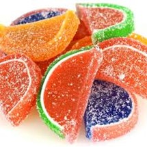 Sanded Jelly Fruit Slices Regular Treat Bag