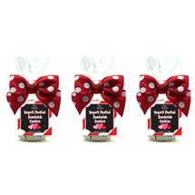 Valentine Yogurt Frosted Sandwich Cookies 3 Stack Cello Bag