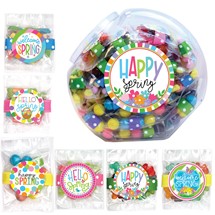 Spring Small Candy Treat Bags with Display, Qty 42