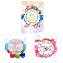 24 Birthday Candy Small Treat Bag Assortment #1 Pre Pack