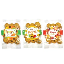 Small Fall Confetti Cupcake Cookie Bag Asst #1 - 24 bags