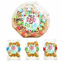 Confetti Cupcake Life is Short Eat Cookies Grab-A-Bag Display Jar