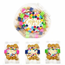 Confetti Cupcake Colorful Dot Assort Grab-A-Bag Display Jar