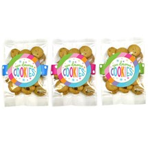 Brownie Crisp Cookies Bright Stripe Cookie Label - 24 1.5oz single serve bag