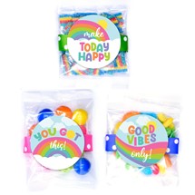24 Happy Rainbow Small Treat Bag-Small Assortment Pre Pack