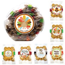 Thanksgiving Brownie Crisp Cookie Grab-A-Bag Display Jar - 42 bags