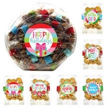 Christmas/ Holiday Brownie Crisp Cookie Grab-A-Bag Display Jar Asst C - 42 bags